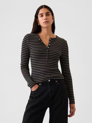 Modern Rib Henley T-Shirt | Gap (US)