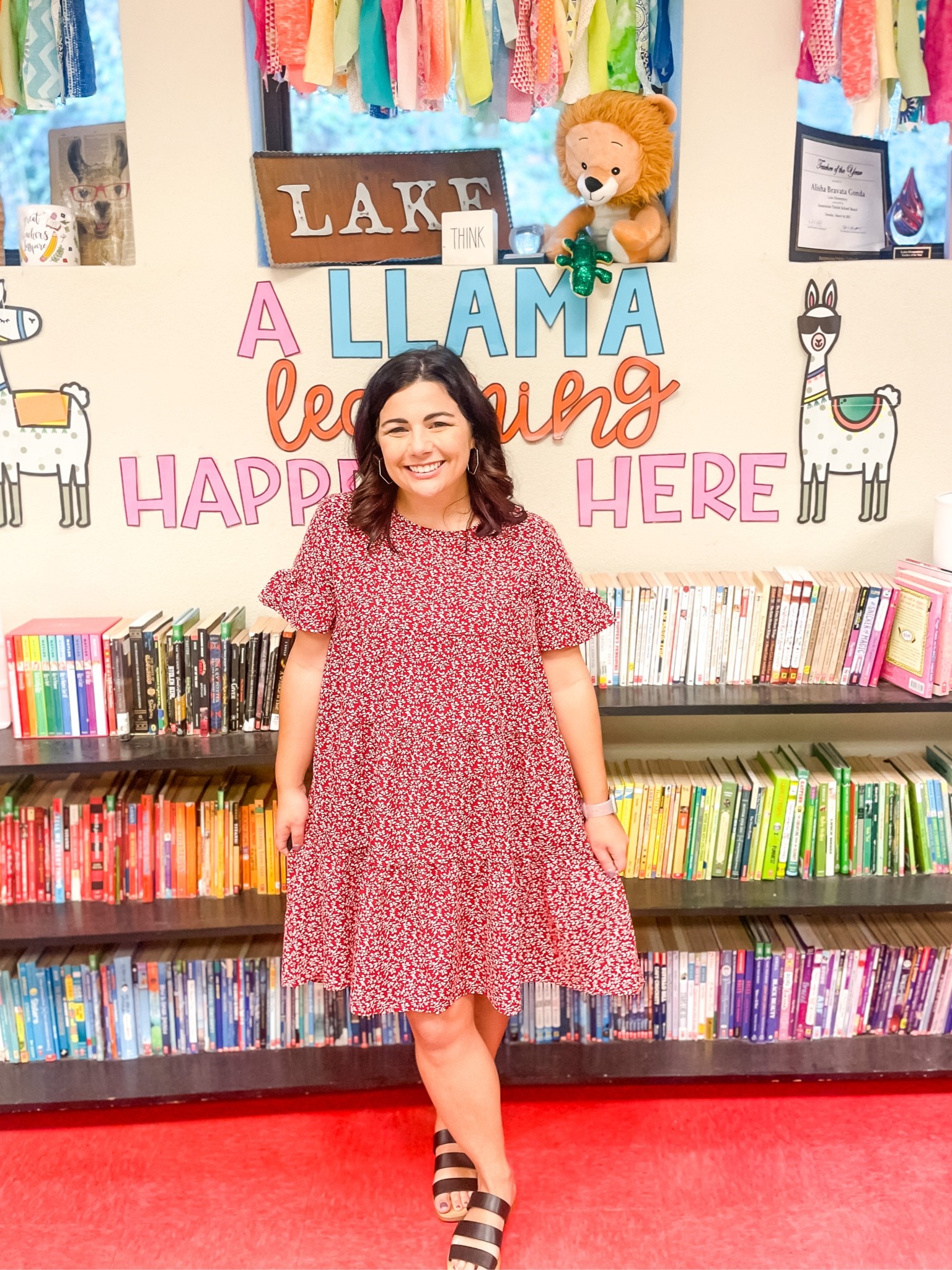 Yesterday was picture day!!! I always seem to wear red on picture day! It was also game day.. hence the no post from yesterday! I am just so busy on Thursdays with coaching, but I’m not mad about it! 

This dress is from Shein! I almost forgot I had it! It’s so comfy though and they have quite a few different colors! 

🛍To Shop my Outfits 🛍 
1. Click the Link in my Bio 
2. Click”Shop my Outfits - LIKEtoKNOW.it”
3. Download the @shop.ltk app!
4. Follow @styleteachrepeat
5. Click the link in my stories!

Work Wear | Teacher Fashion | Teacher Outfits | Shein Fashion | Teacher Style | Petite Fashion | Petite Style | Amazon Fashion 

#LTKworkwear #LTKunder50 #LTKSeasonal