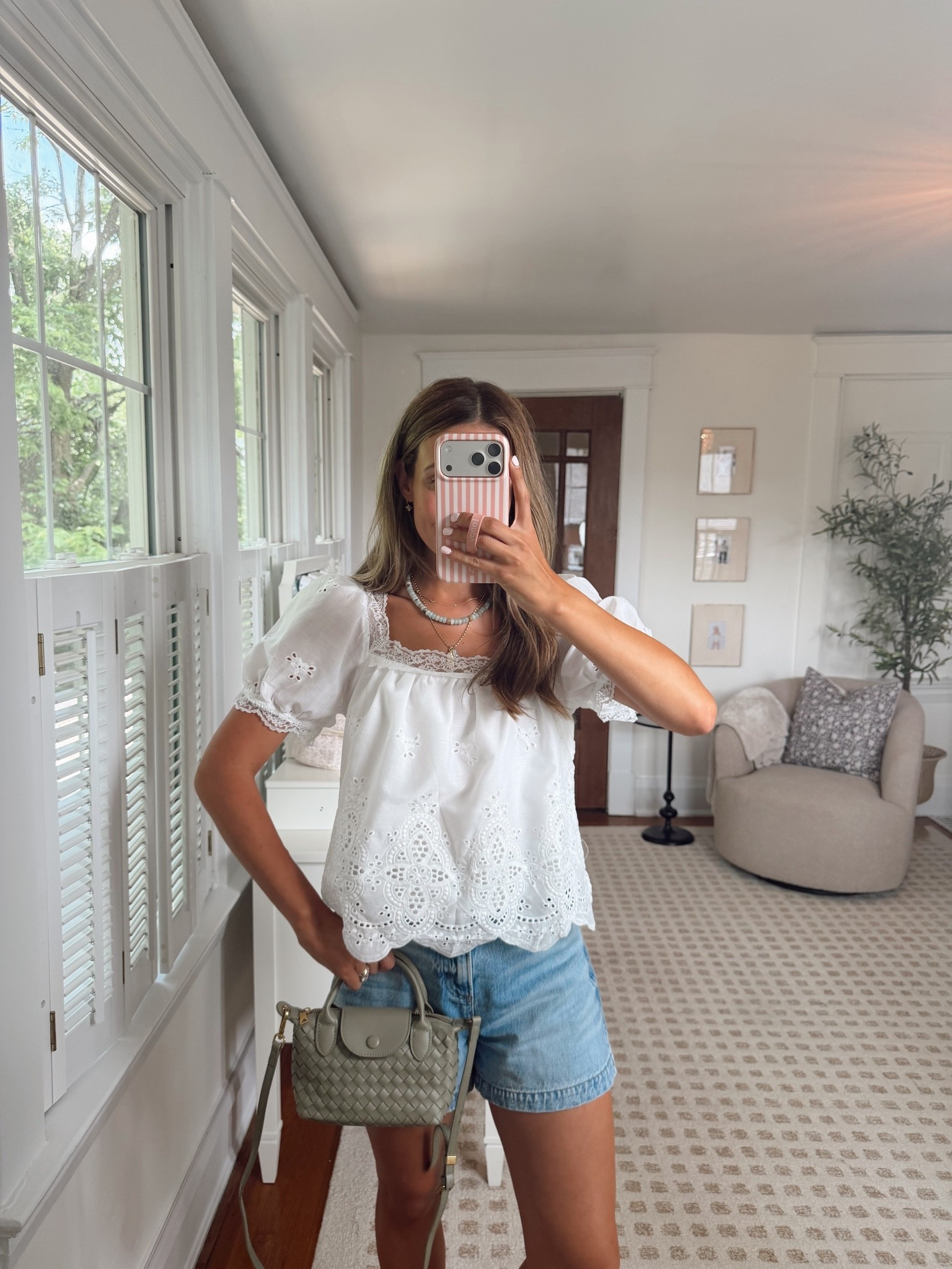 Denim shorts size 27 
Size S top

#LTKootd #LTKSeasonal #LTKdayinmylife