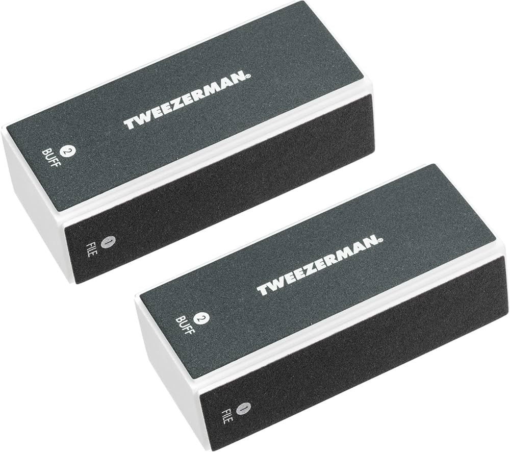 Tweezerman Black Nail Buff (2 Pack) | Amazon (US)