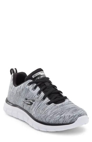 SKECHERS Track Knit Sneaker in White/Black at Nordstrom Rack, Size 9.5 | Nordstrom Rack