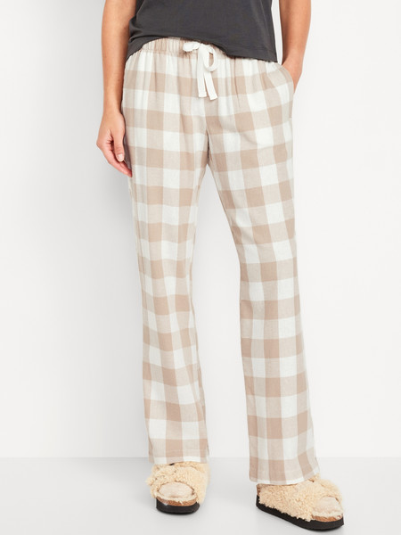 Mid-Rise Flannel Pajama Pants for Women | Old Navy (US)
