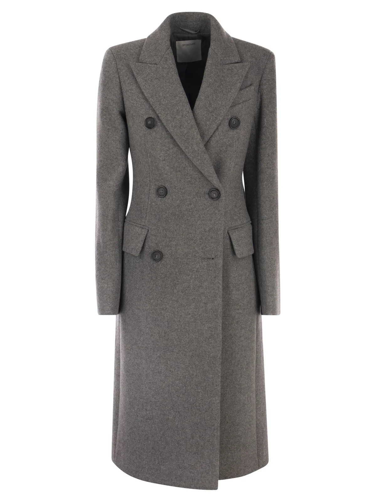 Sportmax Double-Breasted Long-Sleeved Coat | Cettire Global