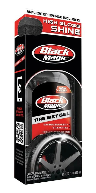 Black Magic Tire Wet Gel, 16 oz. Tire Shine - 5072647W - Walmart.com | Walmart (US)