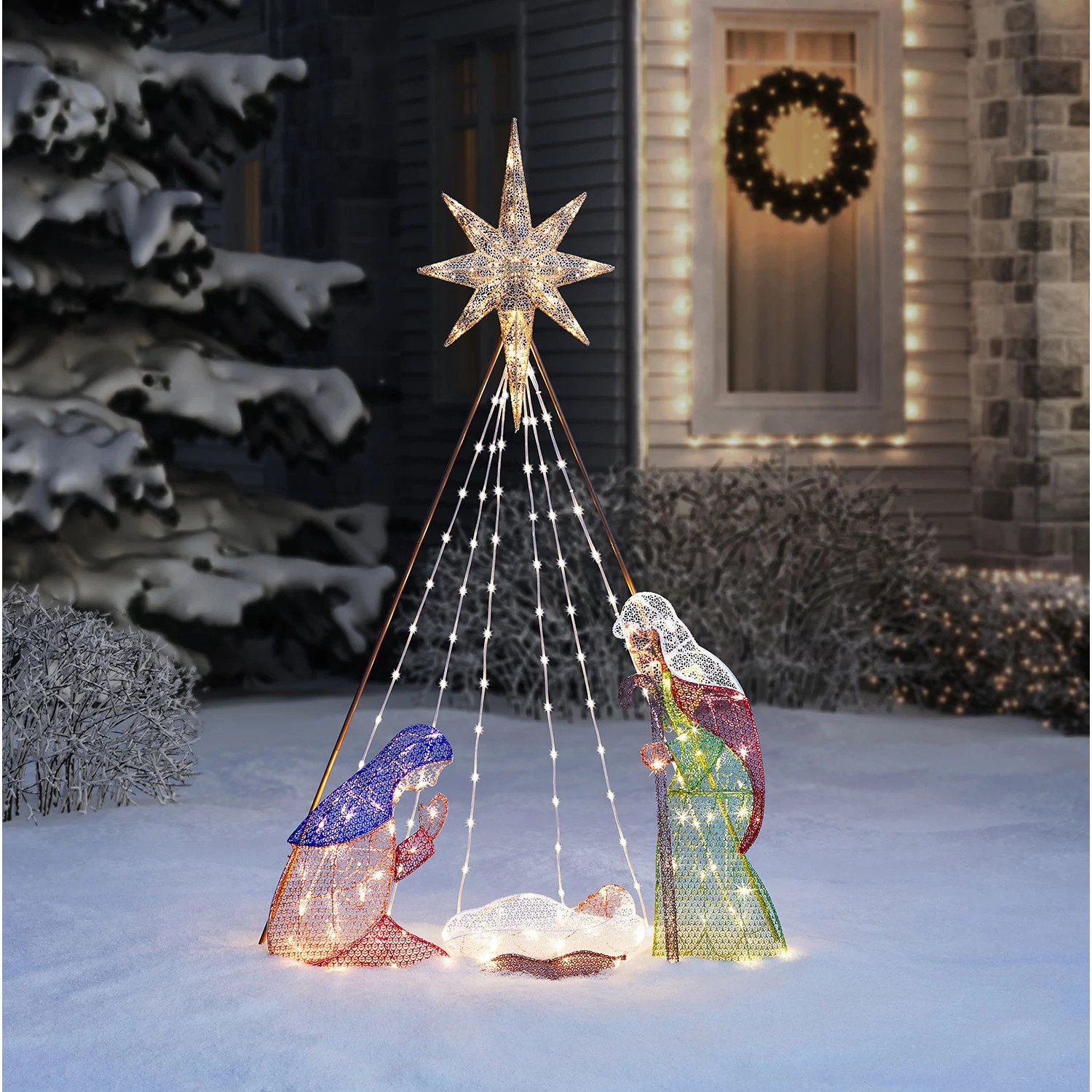 Member's Mark 72" Pre-lit Nativity Scene | Sam's Club