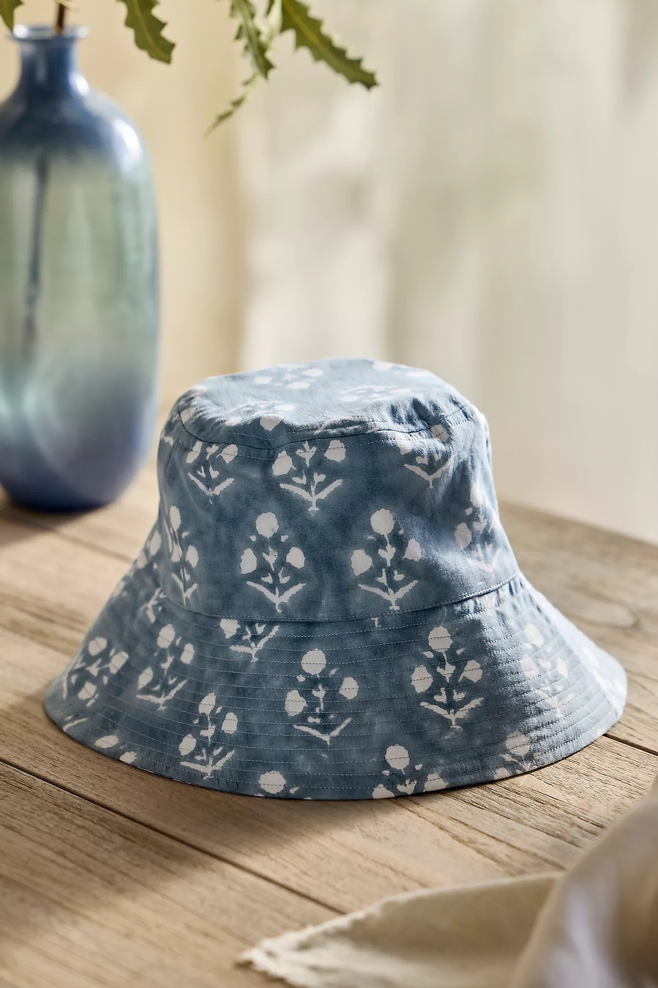Block Print Cotton Bucket Hat | Terrain