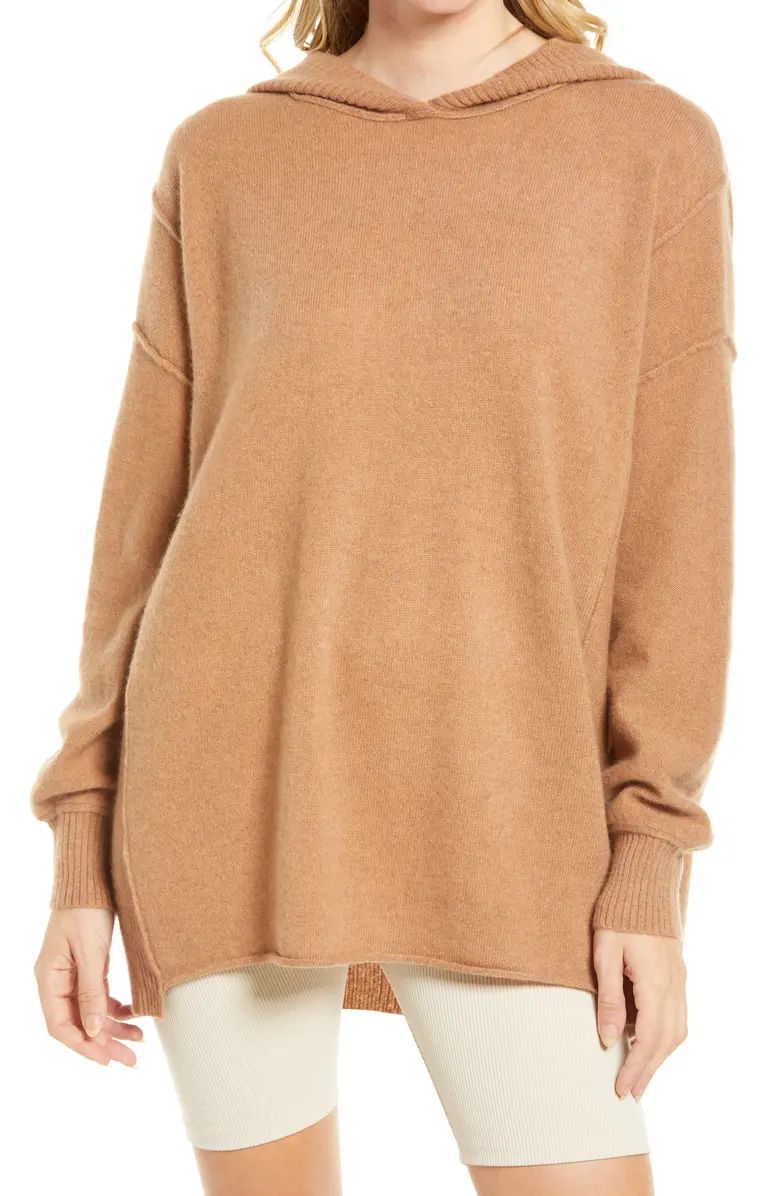 Free People Boyfriend Cashmere Hoodie Sweater | Nordstrom | Nordstrom