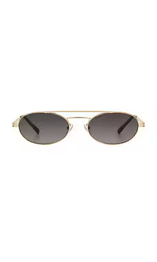 Banbe Winnie Sunglasses in Gold & Iris Fade from Revolve.com | Revolve Clothing (Global)