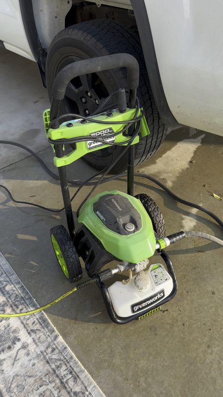 Our Greenworks pressure washer! Had for many years and it will clean your rugs, cars, patio furniture, and more. 

#LTKGiftGuide #LTKVideo #LTKHome