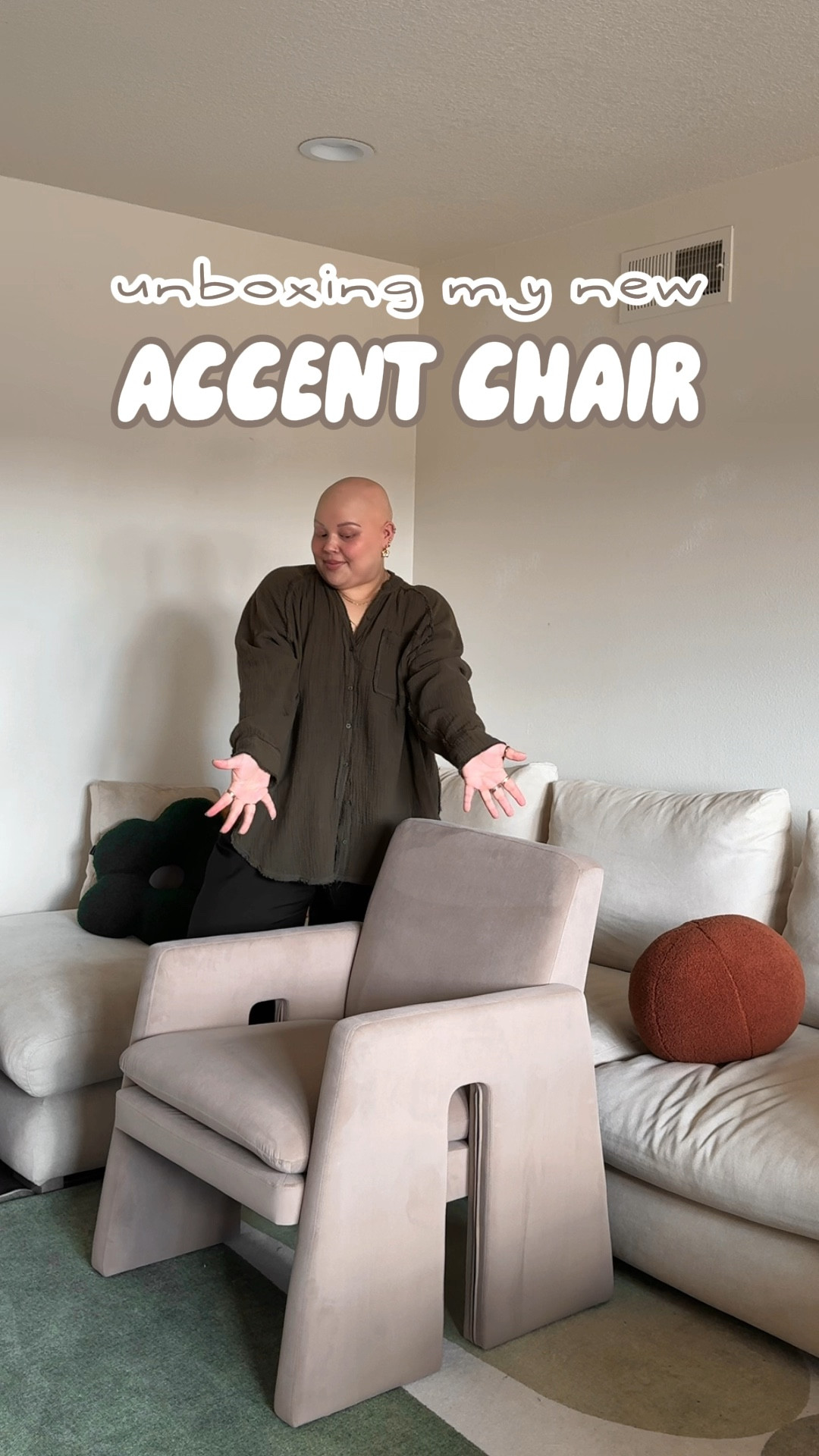 bought her full price but she’s 30% off rn SO I BOUGHT 2 MORE 🤭 || plus size friendly furniture, accent chair, living room decor, content room inspo 

#LTKSpringSale #LTKplussize #LTKhome