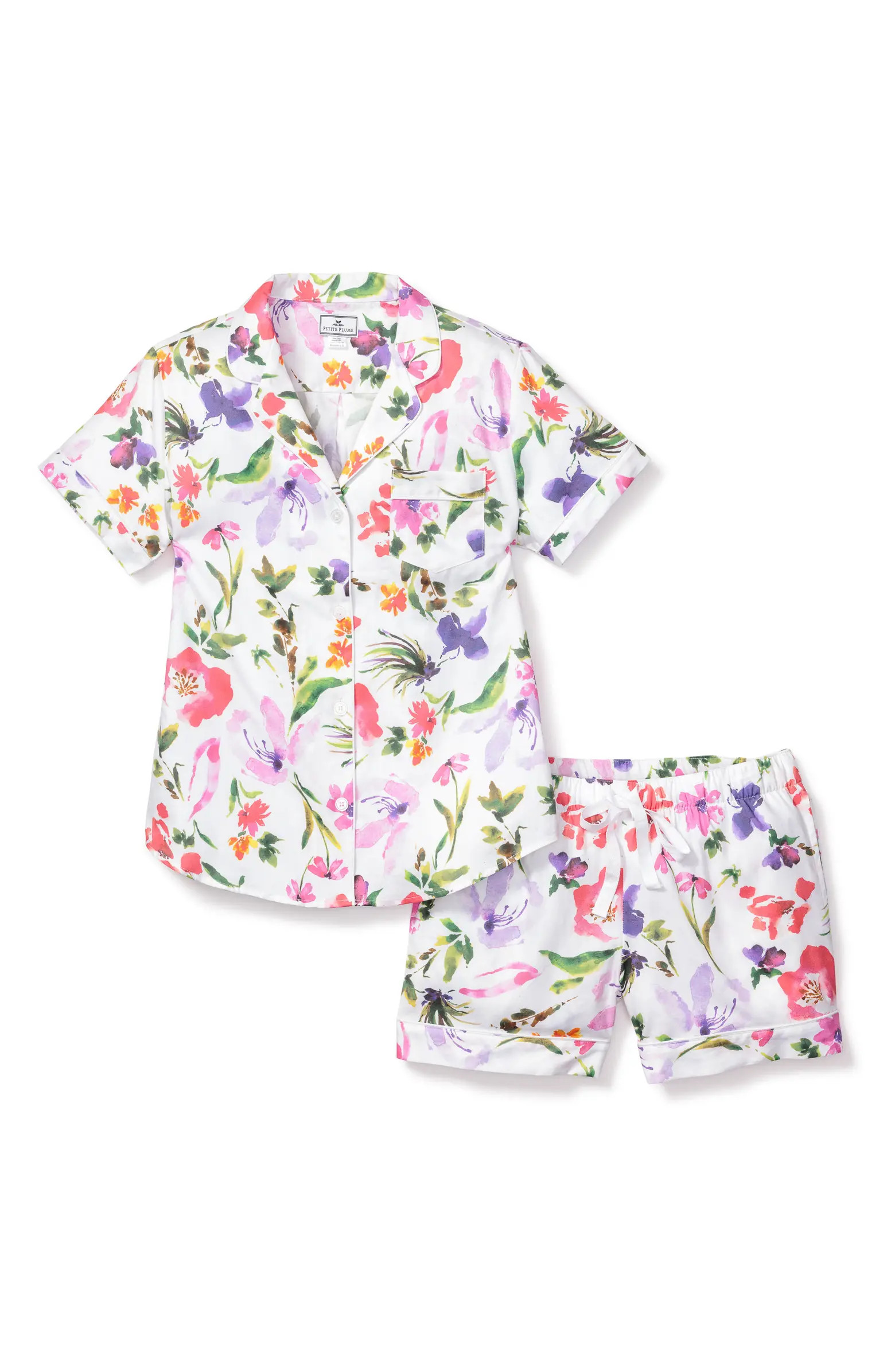 Petite Plume Gardens of Giverny Floral Short Pajamas | Nordstrom | Nordstrom