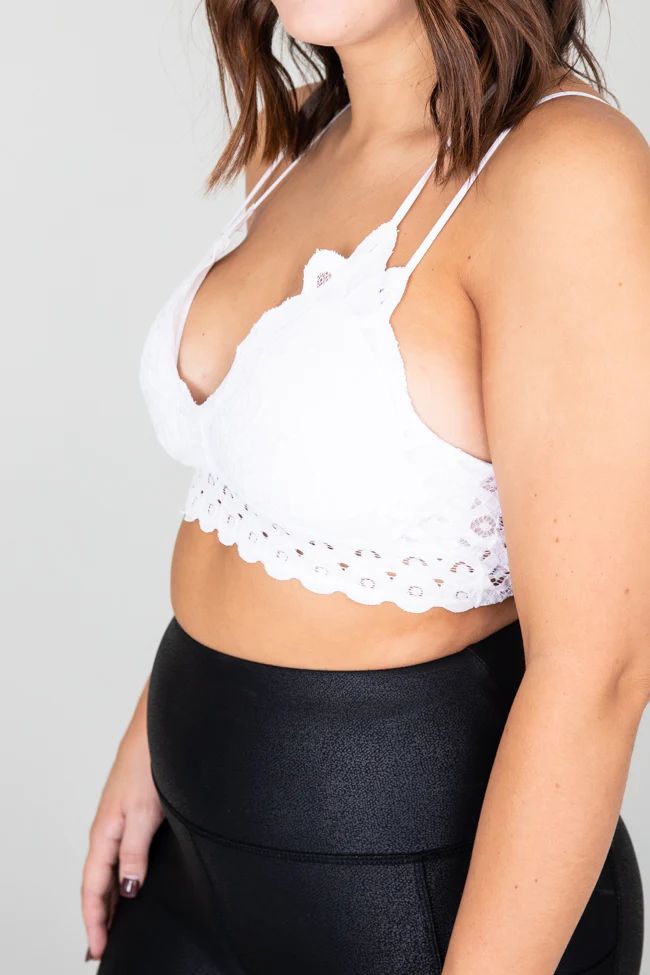 So This Is Love White Lace Bralette | Pink Lily