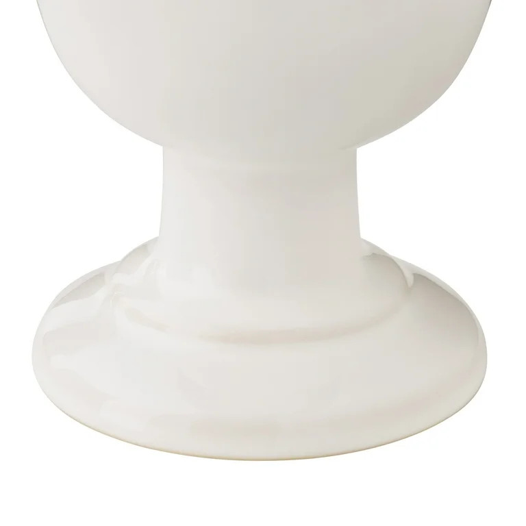 The Pioneer Woman Stoneware Scalloped Vase, Cream, 9" | Walmart (US)