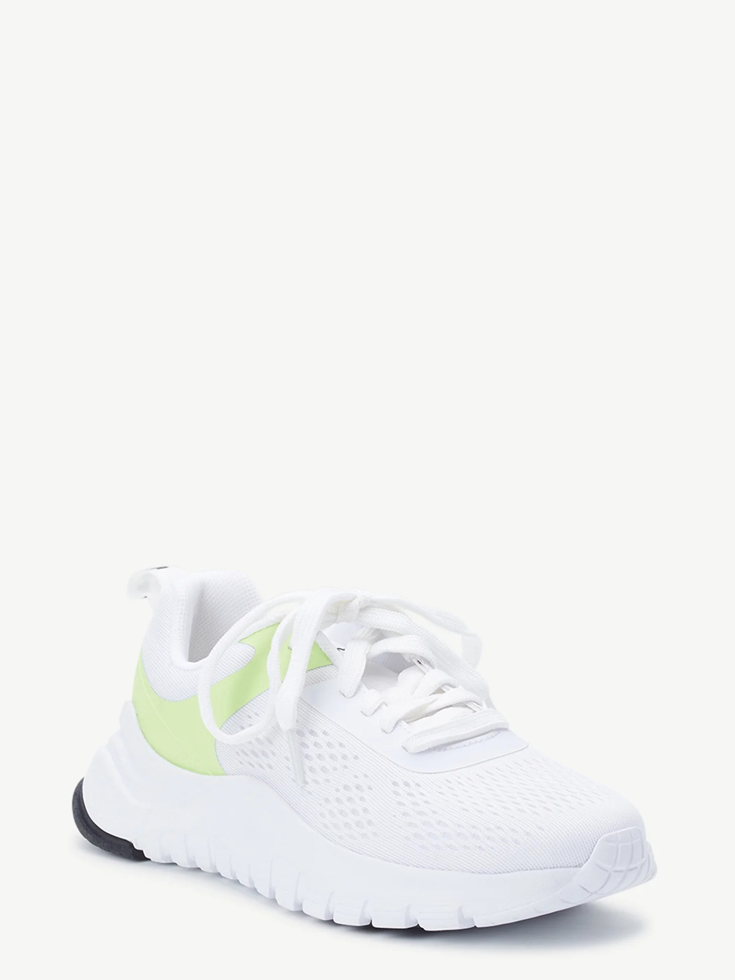 Love & Sports Women's Lace-Up Mesh Athletic Sneakers | Walmart (US)