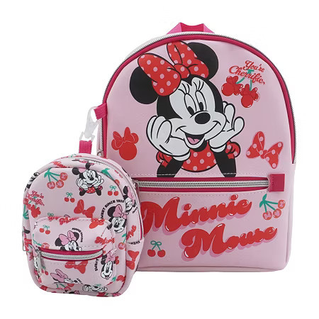 Disney Collection Girls Minnie Mouse Mini Backpack, One Size | JCPenney
