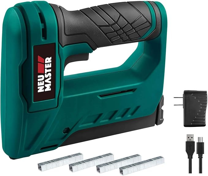 NEU MASTER Electric Staple Gun, Cordless Staple Guns with Staples & USB Charger, Heavy Duty for U... | Amazon (US)