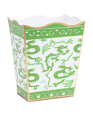 Made In Usa Metal Dragon Wastebasket | Marshalls