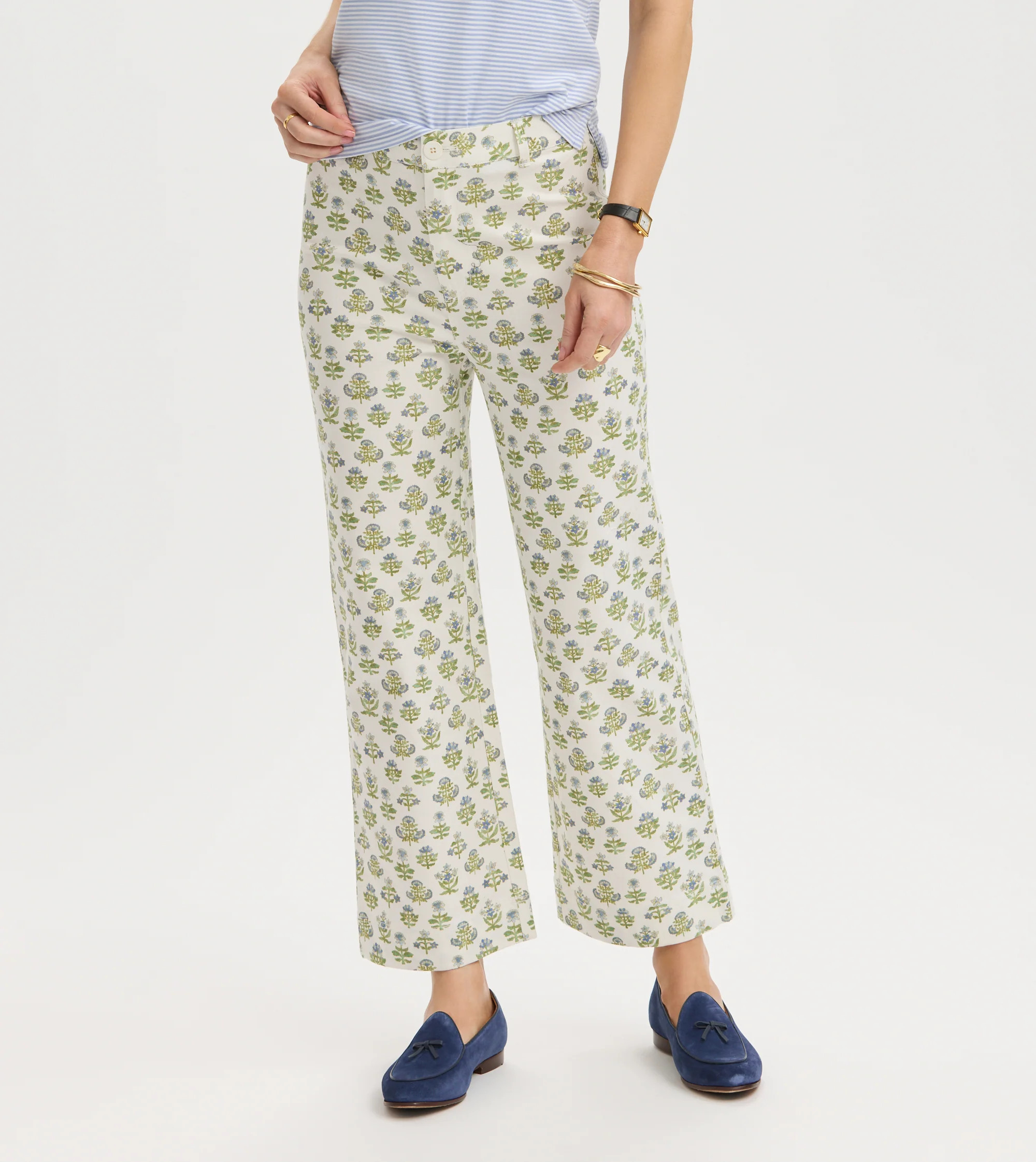 Block Print Canvas Pant | Renwick
