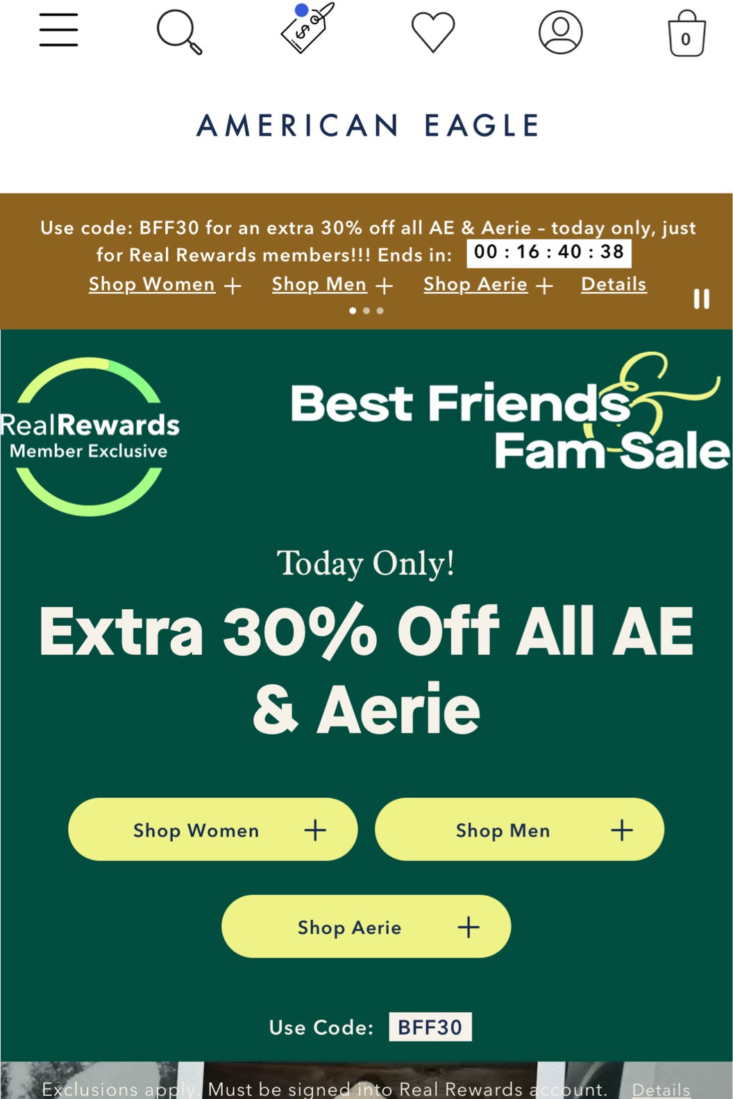 Aerie and American Eagle sale
Sweatshirts 
Crewnecks 
Use code BFF30 for 30% off

#LTKFindsUnder50 #LTKSaleAlert #LTKSeasonal
