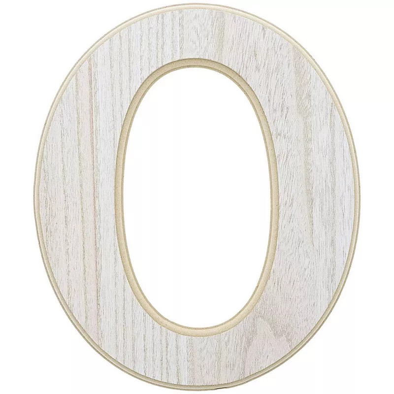 Unfinished Wood Letter O Cutout for DIY Painting, Crafts, and Wall Decor, 10 x .5 x 12 inches | Target