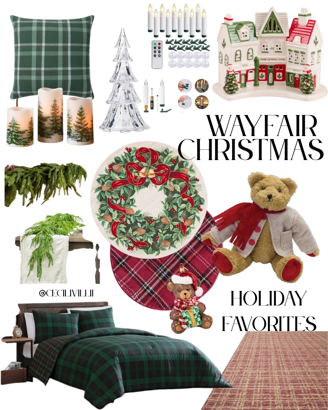 #ad Classic Holiday Favorites from @Wayfair 🎄🤩 

 #wayfaircreator #Wayfair #wayfairelevate 

#LTKCyberWeek #LTKSeasonal #LTKHoliday
