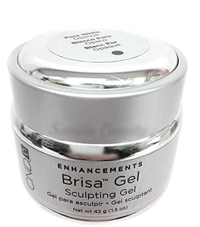 Brisa Nail Sculpting Gel Pure White Opaque - 1.5oz/42g | Amazon (US)
