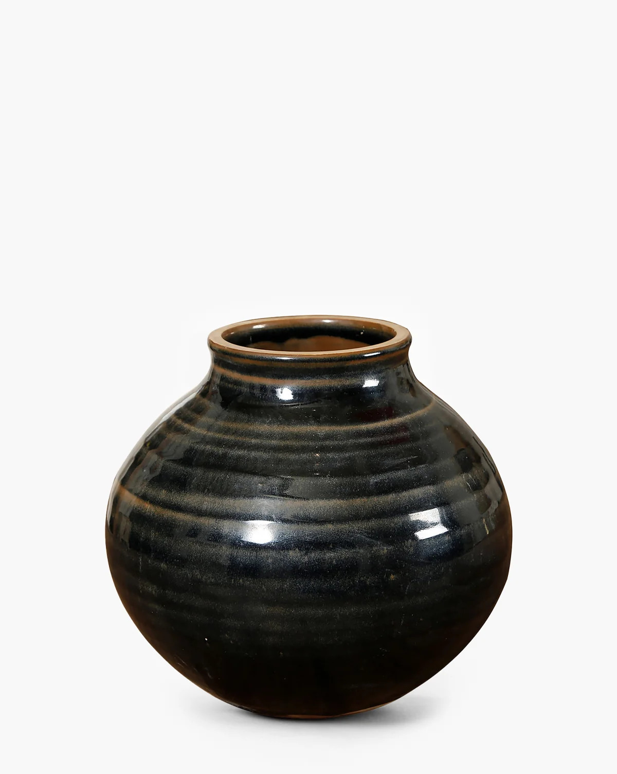Obsidian Glazed Vase | McGee & Co. (US)