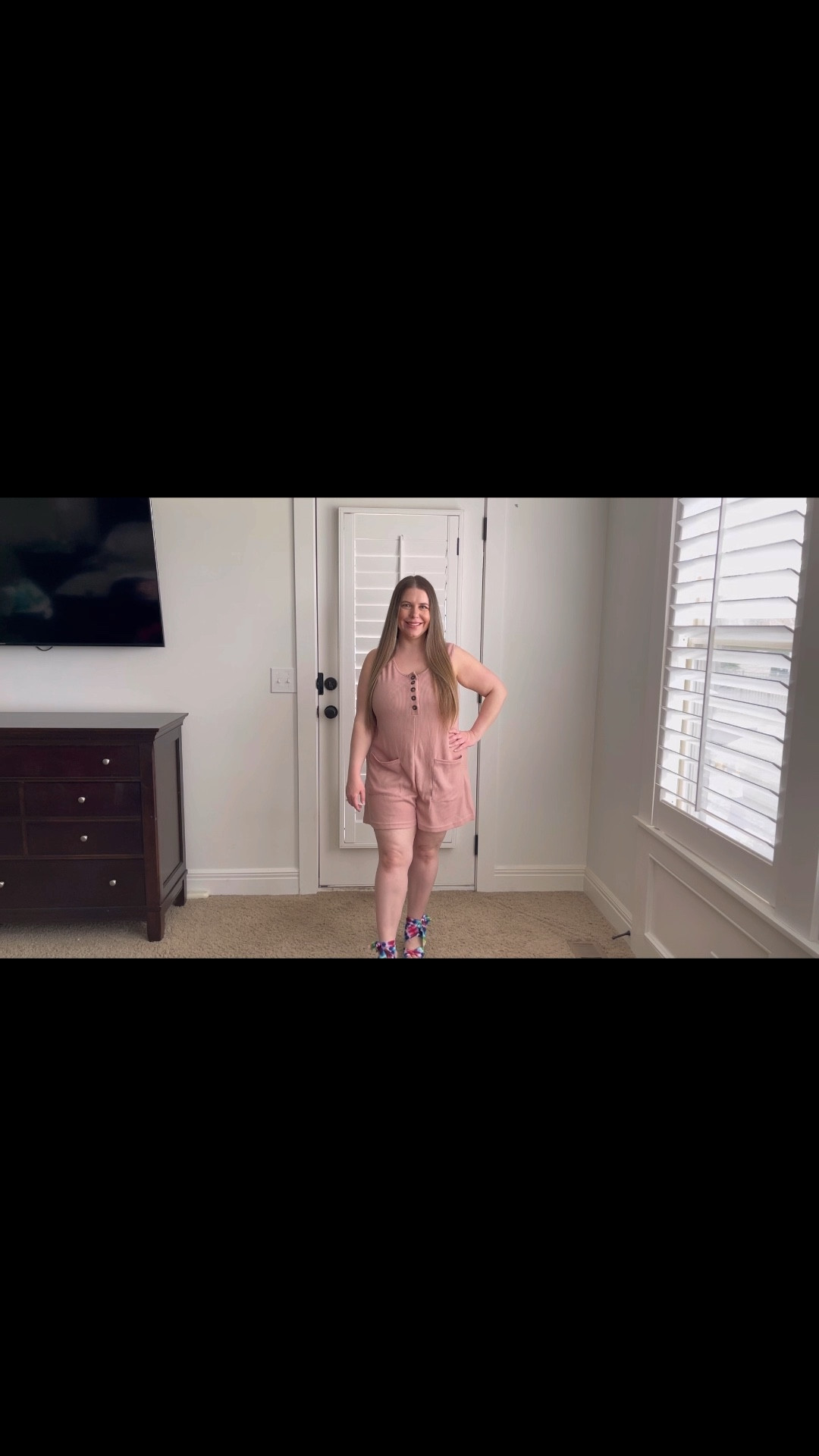 Summer Romper Womens Rompers Blush Light Pink One Piece Rompers for Summer Romper with Shorts amazon finds Amazon fashion 

#LTKSeasonal #LTKSummerEdit #LTKMidsize