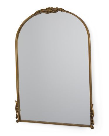 Gold Round Top Vanity Mirror | TJ Maxx
