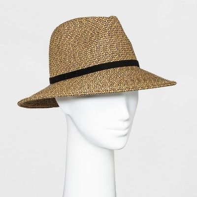 Women's Downbrim Panama Hat - A New Day™ Natural Black | Target