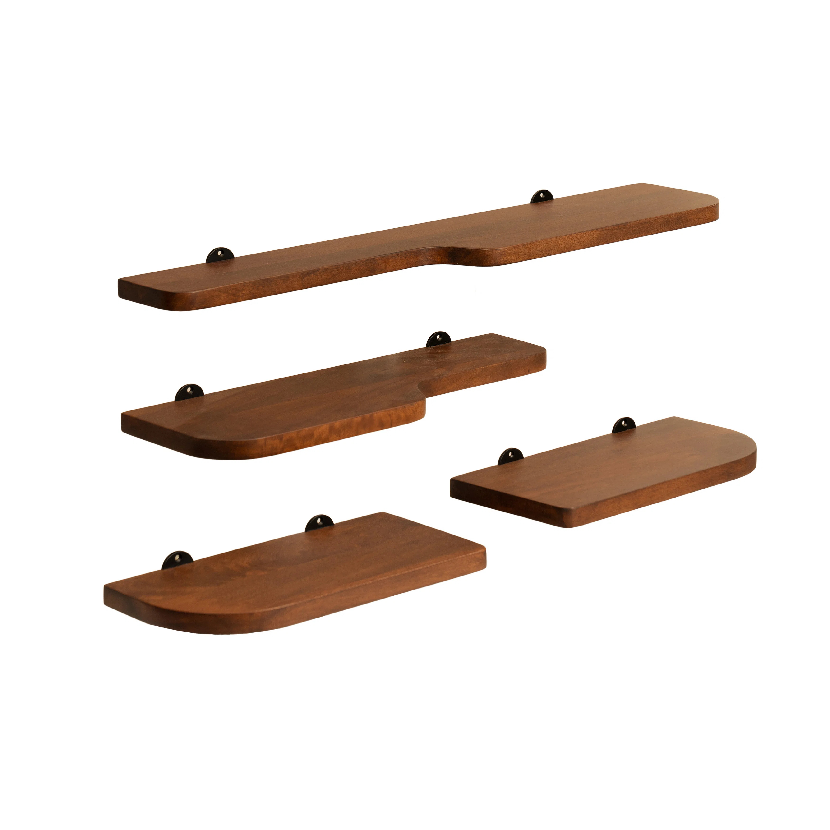 Valetta 4 Piece Mango Floating Shelf (Set of 4) | Wayfair North America