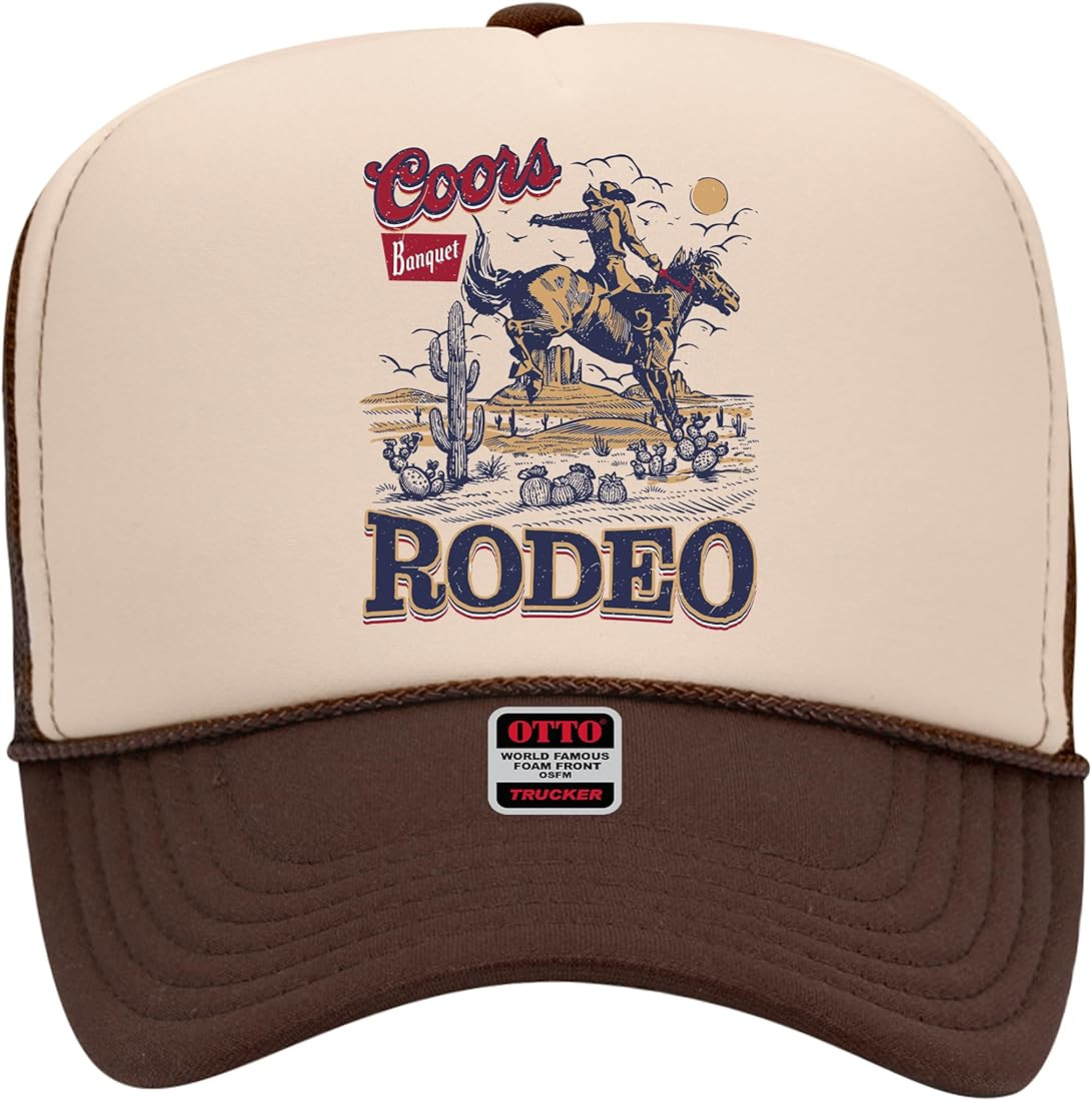 The Banquet Rodeo Trucker Hat - Premium Snapback for Men and Women - Cowgirl Western Beer Country... | Amazon (US)