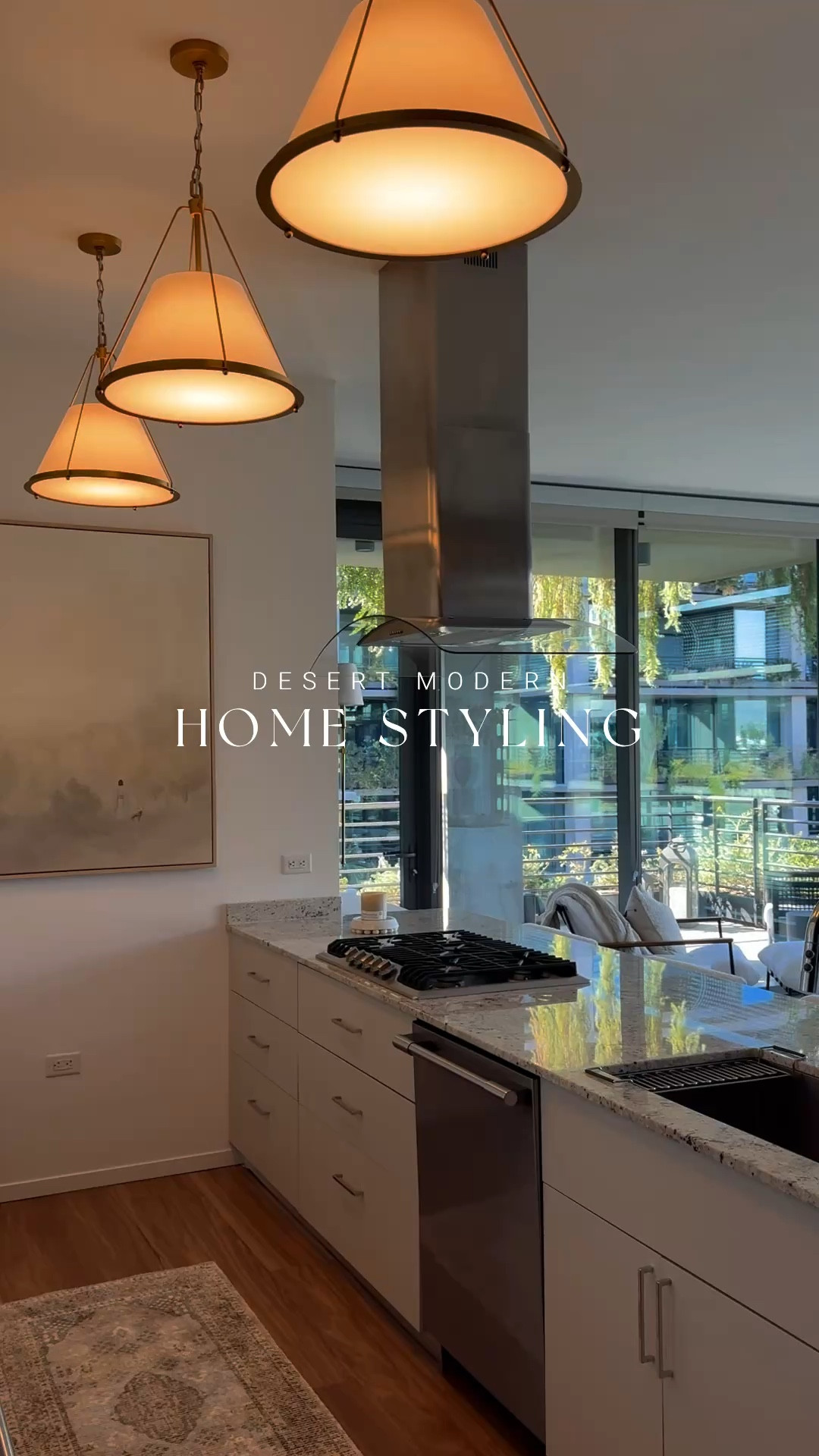 Desert modern home styling🌱

White cabinet, reeded cabinet, kitchen runner, round coffee table, coasters

#LTKHome