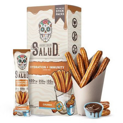 Salud Hydration + Immunity Churro Electrolyte Drink Mix - 6pk/0.21oz Packet Sticks | Target