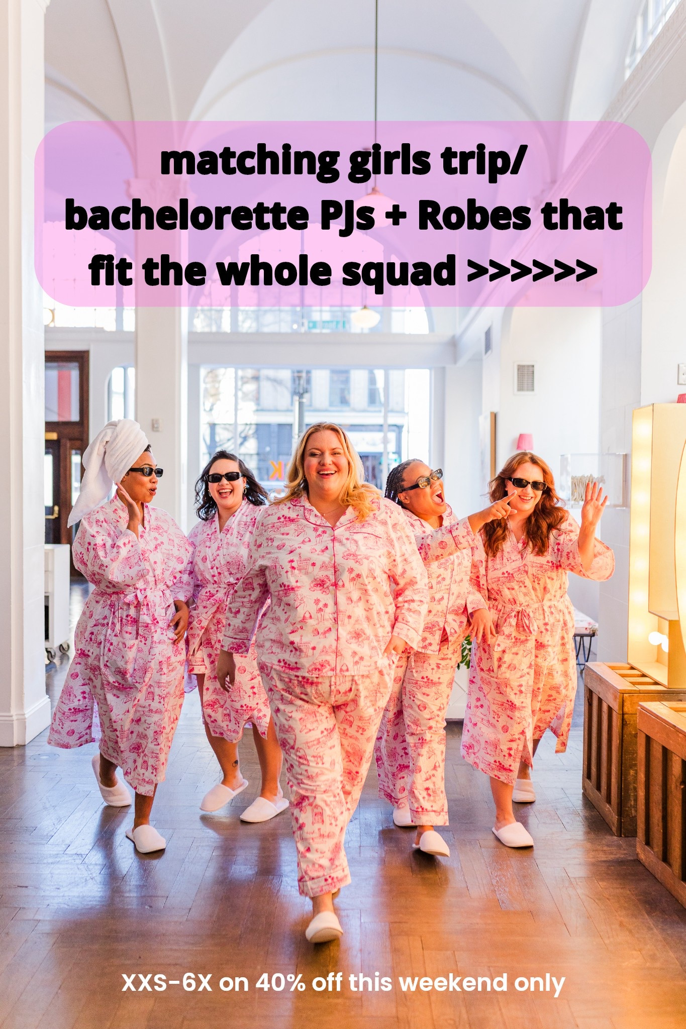 My size inclusive bachelorette robe and PJ collection with printfresh— at its best price for this weekend only!!

#LTKPlusSize #LTKWedding #LTKSaleAlert