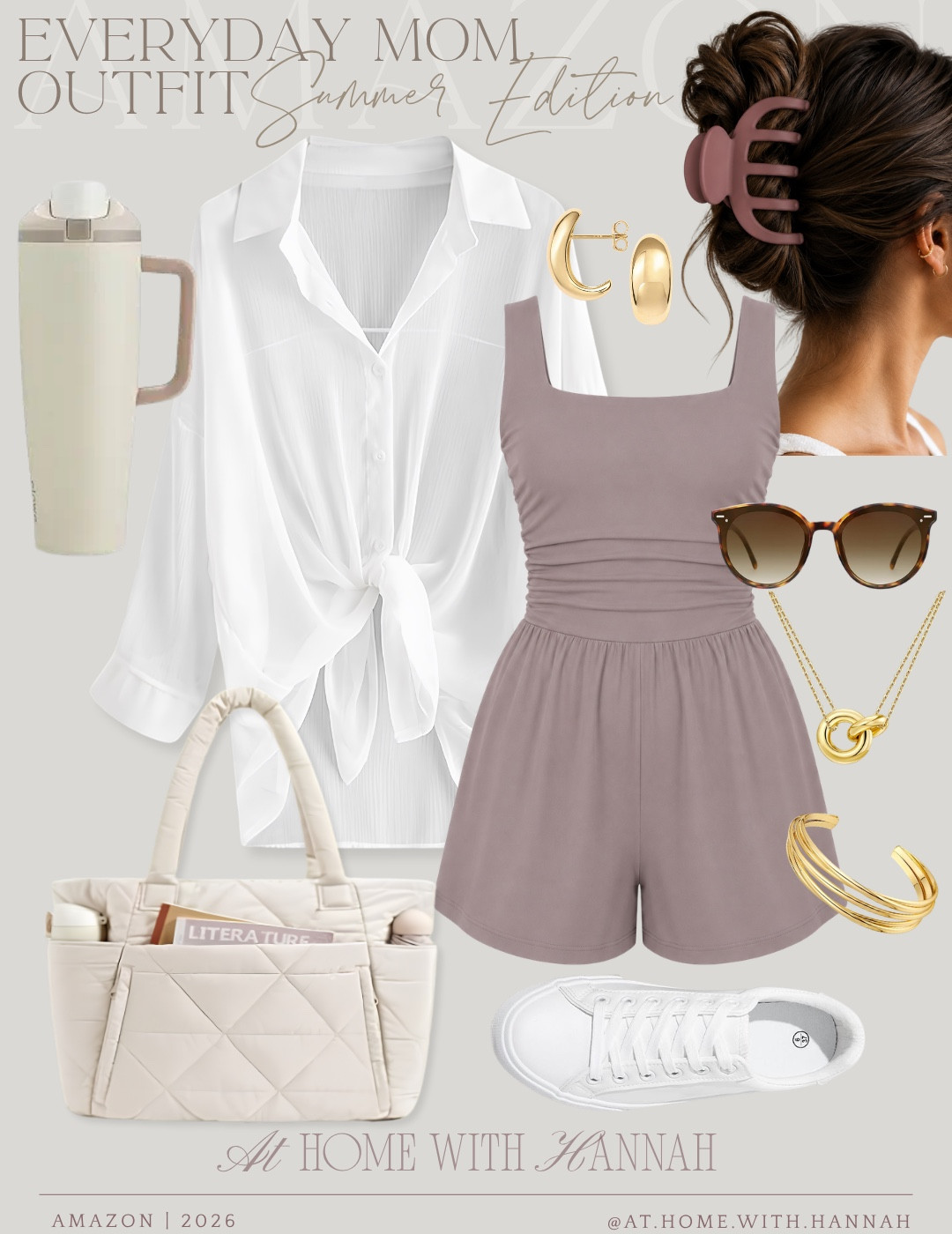 This is such a good real-life summer outfit if you want something cute, comfortable, and easy to wear on repeat. 
I love pieces like this for errands, mom life, casual outings, and busy days when you want to feel put together without overthinking it. Everything about this look feels simple, wearable, and actually practical for everyday life.

If you’re shopping for:
• everyday mom summer outfits
• cute practical mom outfits
• Amazon romper outfits
• casual summer mom style
• easy throw on summer outfits
• white shirt layered outfits
• comfy errands outfits




••
everyday mom outfit • easy summer outfit idea • practical amazon finds • summer mom outfit • casual romper outfit • square neck romper • white button down layering shirt • throw on and go outfit • comfy cute mom outfit • summer errands outfit • casual everyday style • neutral summer accessories
#everydaymomstyle #summermomoutfit #casualmomstyle #amazonfashionfinds #errandsoutfit
#ltkstyle #ltkfinds #ltkfashion

#LTKootd #LTKmomlife