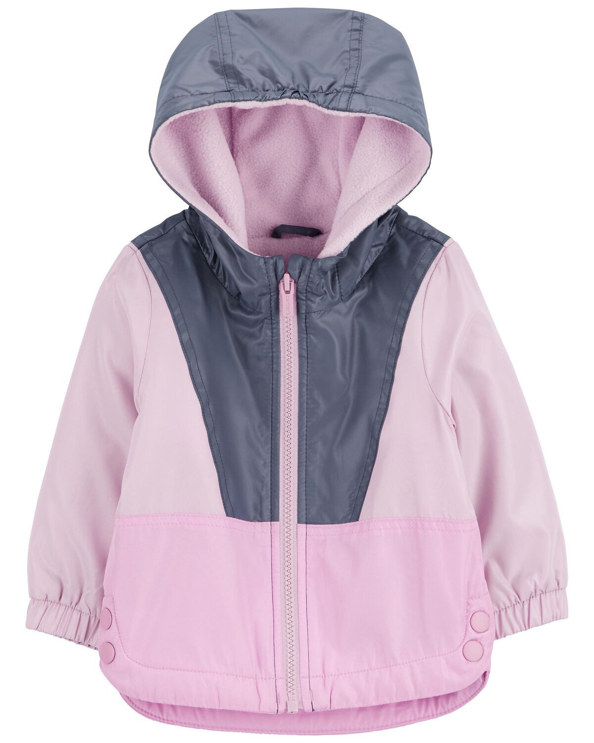 Pink/Grey Baby Colorblock Active Midweight Jacket | carters.com | Carter's