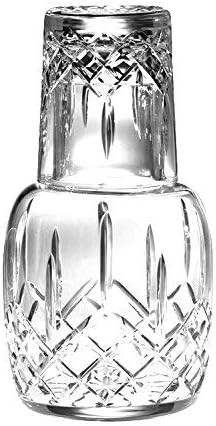 Barski - Mouth Blown - Hand Cut - Crystal - 2 Piece Set - 25 oz Bedside Night Carafe/Desktop Cara... | Amazon (US)