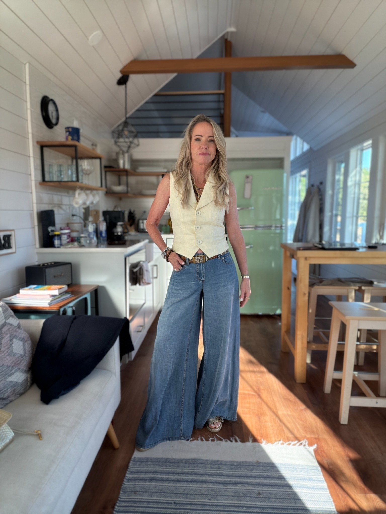 Wide leg soft denim that Im wearing on repeat!

#LTKgrwm #LTKSeasonal #LTKOver40