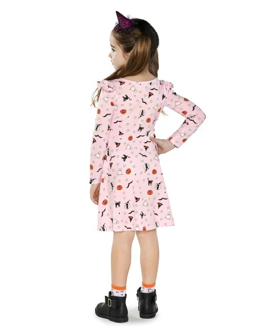 Baby And Toddler Girls Halloween Skater Dress | The Children's Place