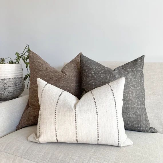 Eadda Set | Pillow Cover Set, Decorative Pillow Grouping, Boho Pillow Covers, Designer Pillows, C... | Etsy (US)