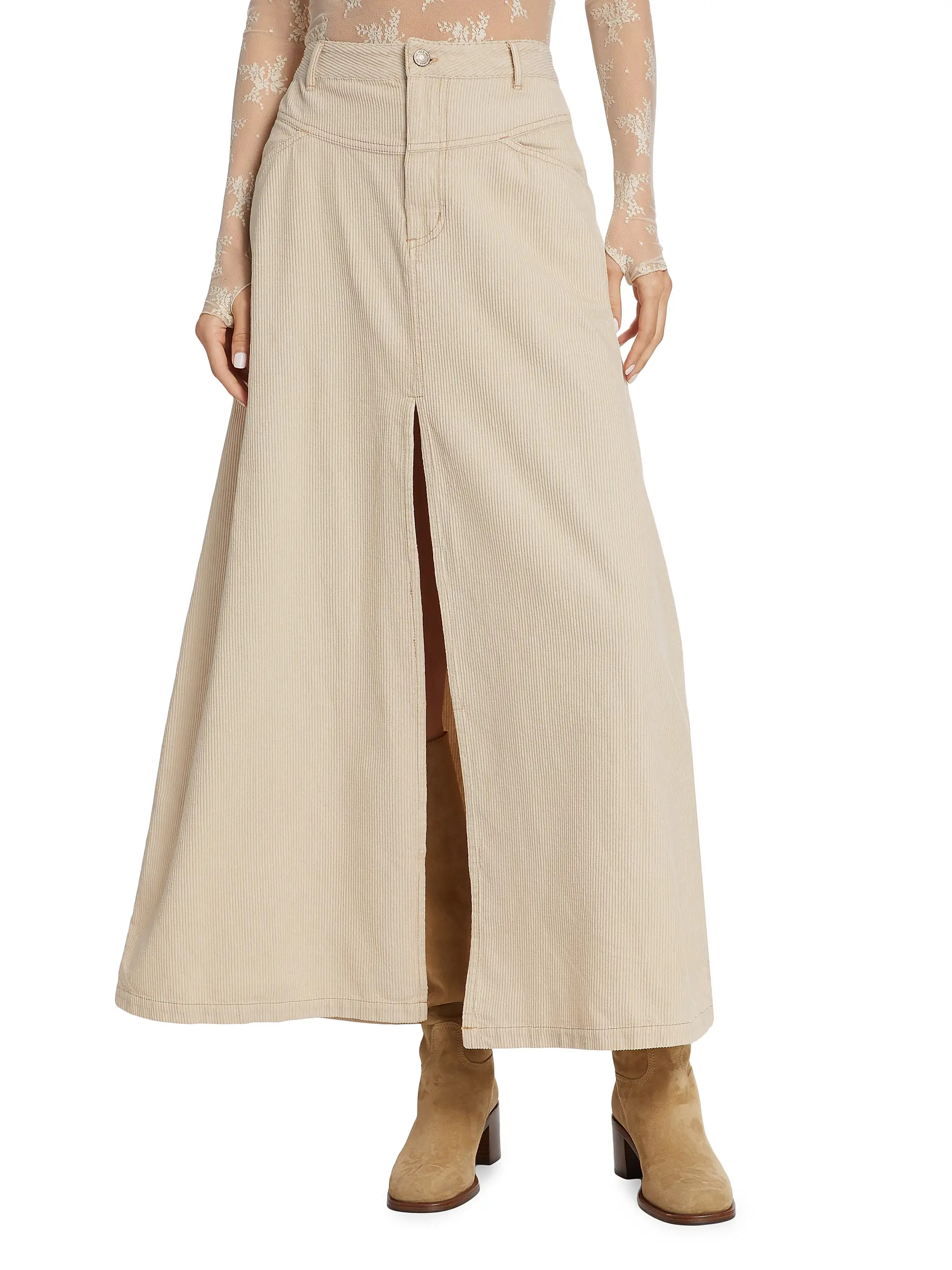 Come As You Are Corduroy Maxi Skirt | Saks Fifth Avenue