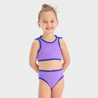 Toddler Girls' Ribbed Value Bikini Set - Cat & Jack™ | Target