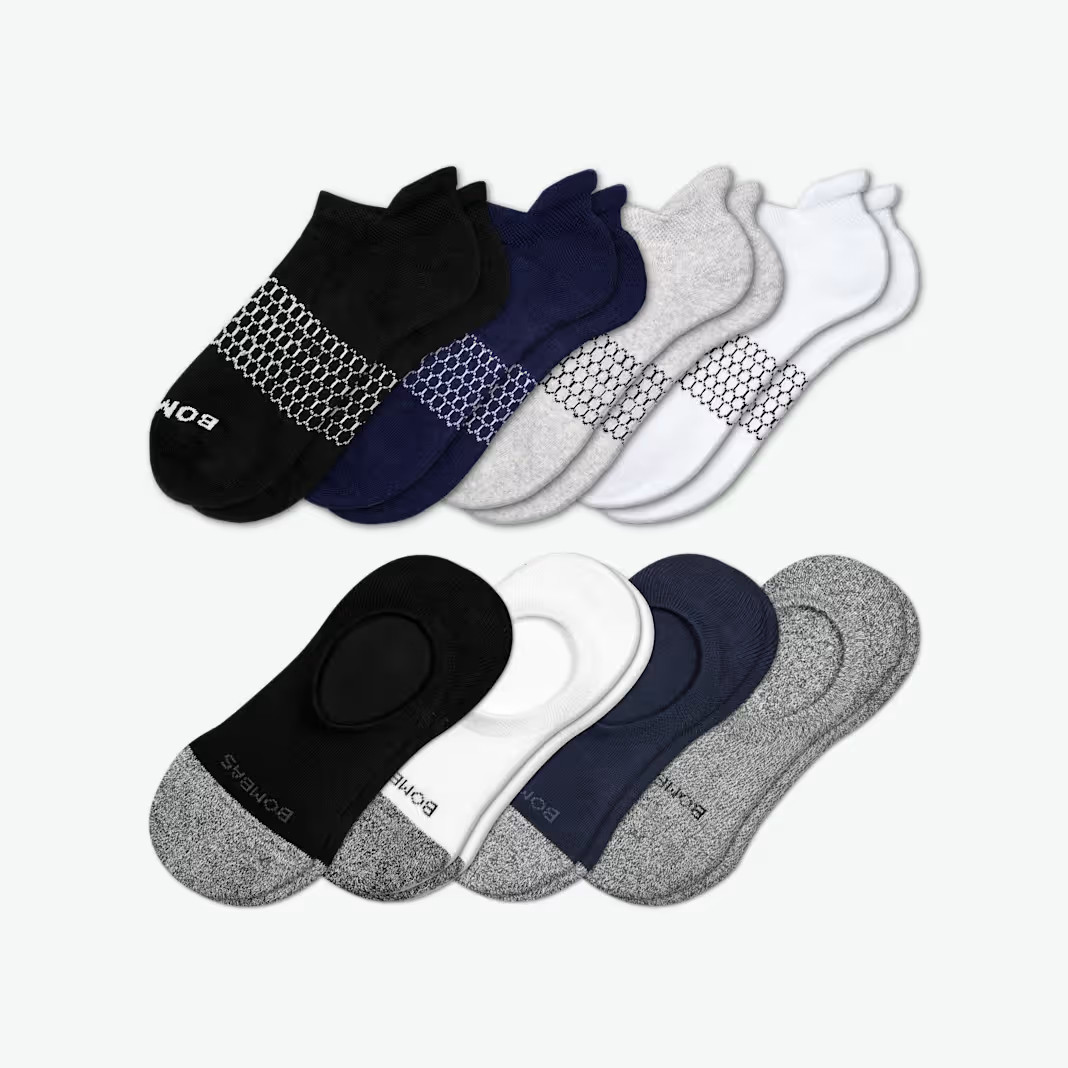 Women's Ankle & Cushioned No Show Sock 8-Pack | Bombas