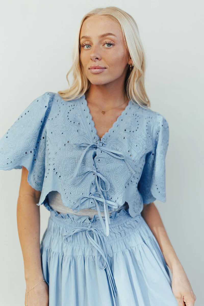 Soleil Eyelet Blouse | Henly
