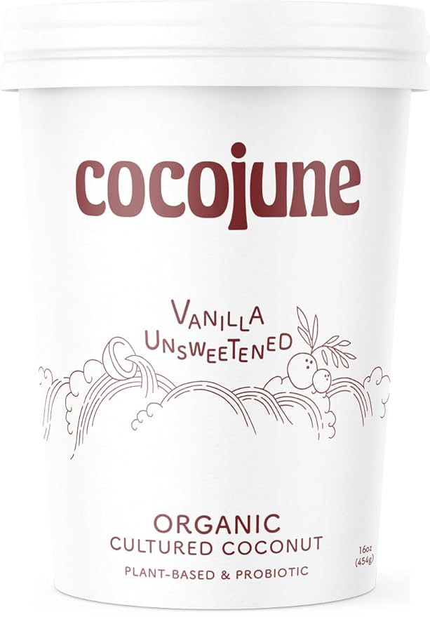 Cocojune Organic Unsweetened Vanilla Multiserve, White, 1 Pound (Pack of 1) | Amazon (US)