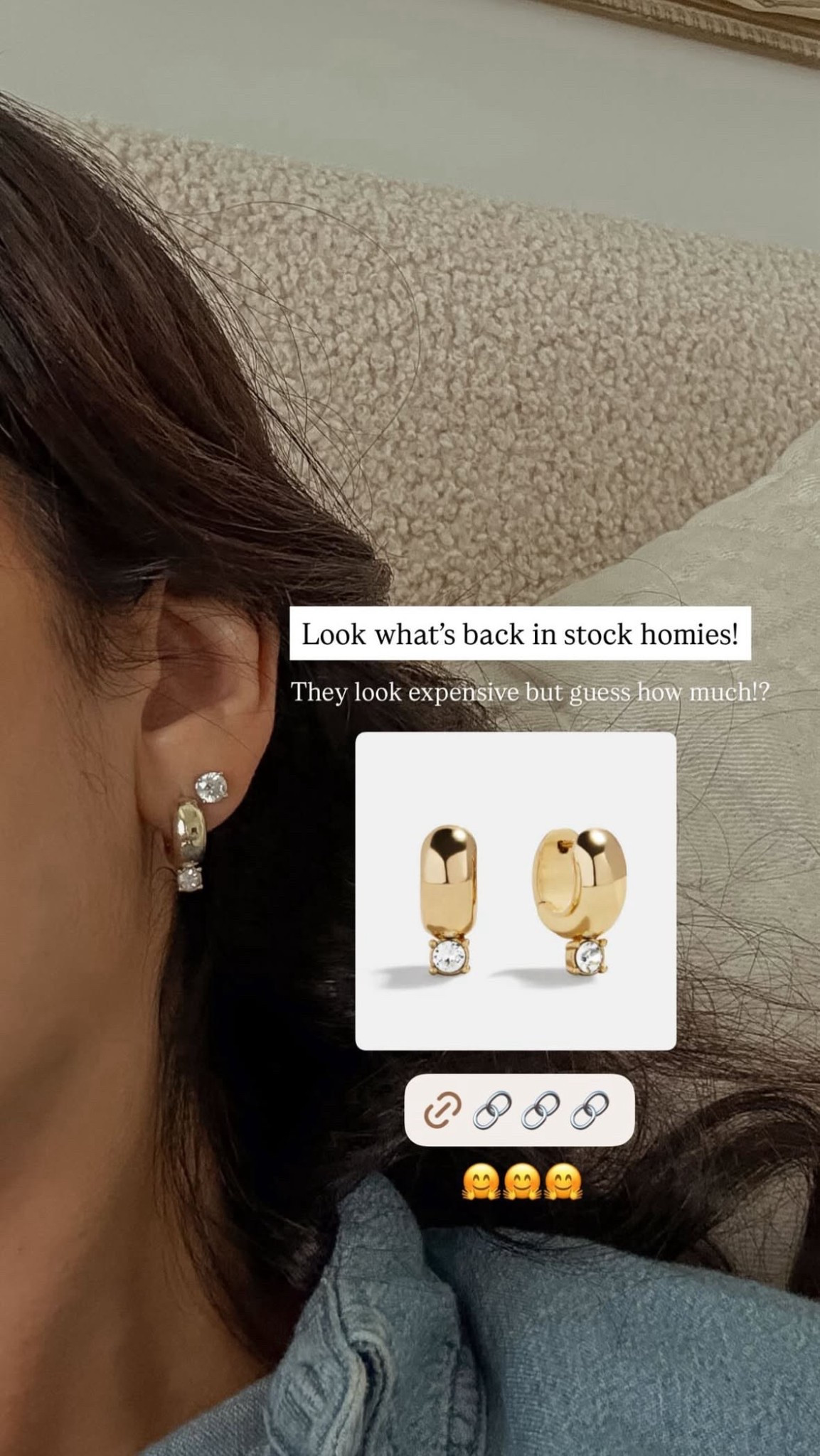 Obsessed with these huggie earings 

#LTKStyleTip #LTKBeauty #LTKParties