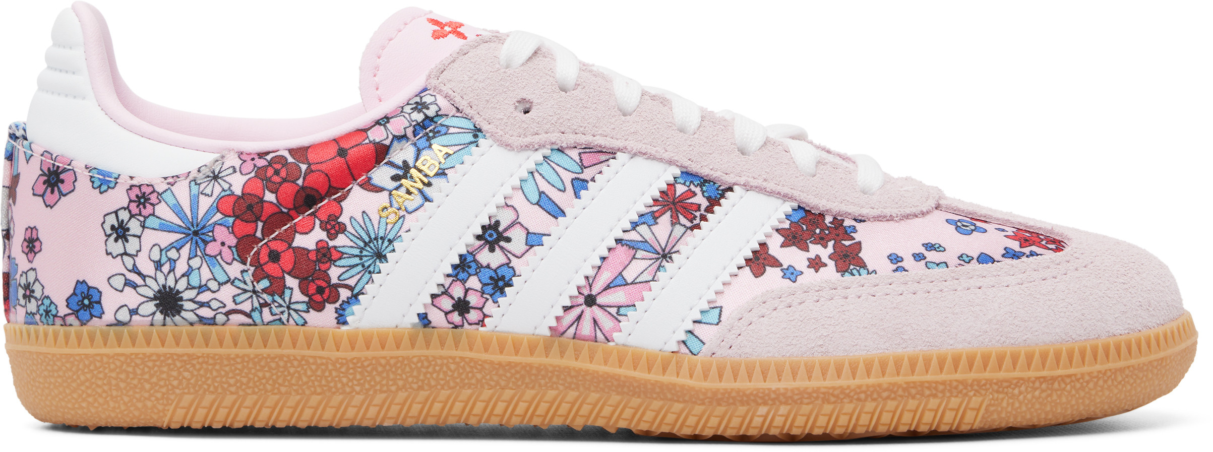 Big Kids Pink Samba OG Sneakers | SSENSE