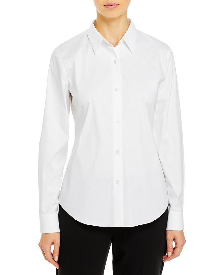 Tenia Luxe Stretch Cotton Top | Bloomingdale's (US)