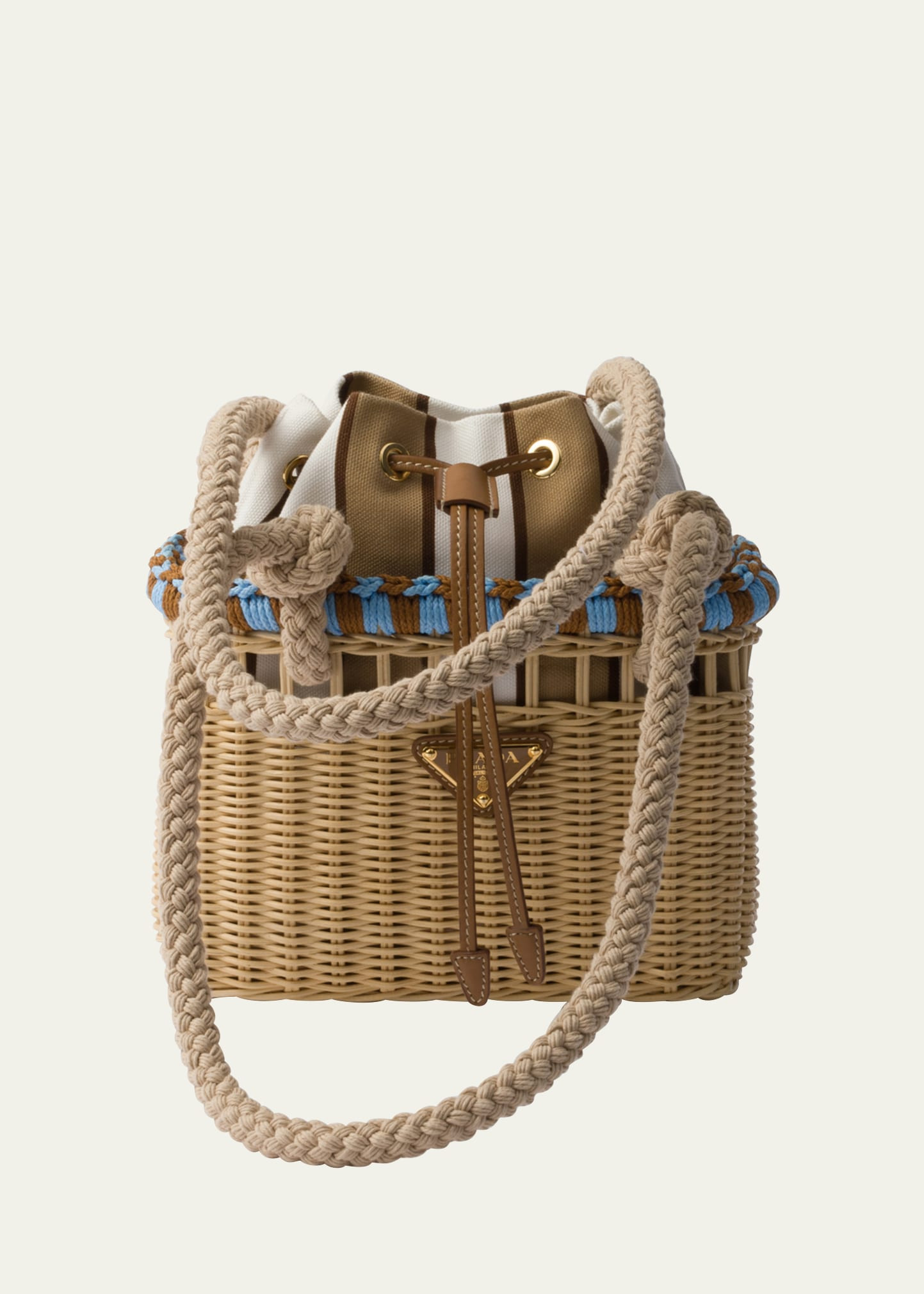 Prada Basket Drawstring Shoulder Bag | Bergdorf Goodman